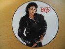 MICHAEL JACKSON Bad PICTURE DISC LP 1987 Holland EX