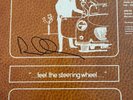 Re-Covered The Normal Warm Leatherette 12” TAN Vinyl signed by DANIEL MILLER