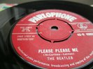 The Beatles Please Please Me Rare 1963 1st Press 45 Red Parlophone Label v/g