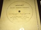 Mozart Les Deux Symphonies Concertantes LP Lola Bobescu Viiolin/ Ristenpart 4708