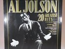 Al Jolson 20 Greatest Hits Vinyl LP European Import 1983 Release MP 666008
