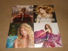 4-TAYLOR SWIFT LPS NEW ,FEARLESS SPEAK NOW SELF TITLED EVERMORE RED VINYL