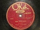 BLUES TEXAS ALEXANDER GUITAR West Texas Blues OKEH 8603
