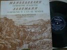 KLEMPERER / MENDELSSOHN - SCHUMANN / COLUMBIA SAXF 218