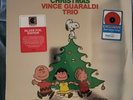 CHARLIE BROWN CHRISTMAS Walmart RED GLITTER Vinyl LP Vince Guaraldi SILVER FOIL