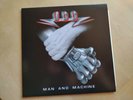 U.D.O. Man and Machine LP grey white marbled  VInyl  2002