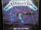 Metallica Ride the Lightning Elektra/Megaforce Vinyl Record Album