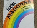 MADONNA Burning Up & Holiday 12 Inch Single RARE Import Mexico WEA Mexican Press