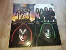 4 LPs from Kiss  Lick it up, Destroyer, Solos - HARD ROCK german pressings