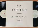 New Order Substance 1987 - Qwest Records 925621-1 Embossed Cover Vinyl 2 LP