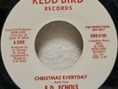 RARE E.D. Echols - Christmas Everyday/Last Time 1986 Modern Soul Boogie 7