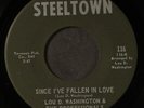 LOU D. WASHINGTON: stay of execution / since i've fallen in love STEELTOWN 7