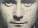 Phil Collins SIGNED 'Face Value' vinyl LP signature and doodle