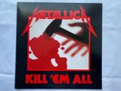 Metallica – Kill 'Em All 1989 DMM UK/Europe Vertigo vinyl LP album