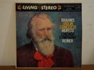 BRAHMS VIOLIN CONCERTO HEIFETZ REINER LIVING STEREO 8S/8S  LP VINYL ALBUM