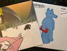 quasimoto - the unseen (pink vinyl) yessir whatever (blue sticker) vinyl bundle