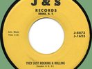 V. AND B.B. They Just Rocking & Rolling / Let's Begin Again 45rpm J & S 1958