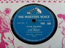 ELVIS PRESLEY: PLAYIN' FOR KEEPS / TOO MUCH 1957 HMV 78RPM VG+