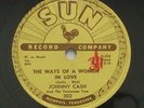 Rockabilly JOHNNY CASH You're The Nearest Thing To Heaven V+ SUN 302 78rpm HEAR