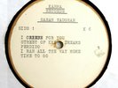 SARAH VAUGHAN Slim Gaillard LP ACETATE Live At BIRDLAND 8-23-52 HEAR