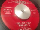The Chalets – Fat-Fat-Fat  Mom-Mi-O 45 RPM 1961 ORIGINAL (NM)