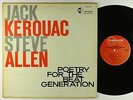 Jack Kerouac/Steve Allen - Poetry For The Beat Generation LP - Hanover Mono VG+