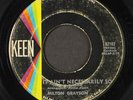 Milton Grayson: It Ain'T Necessarily Très / You'Re A Part Of Me Keen 7 