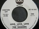 THE SHAKERS One Wonderful Moment. Love, Love, Love abc Promo Soul/Funk 45 VG+