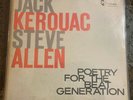 Jack Kerouac/Steve Allen - Poetry For The Beat Generation LP - Hanover Mono VG+