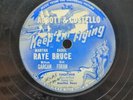 78 RPM Keep Em Flying Promo Disc Abbott Costello Universal Pictures UPC 293 A9