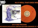 Chiodos All's Well That Ends Well Vinyl 2014 Exclusive Orange /1000 Used/LN