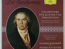 FOURNIER & KEMPFF BEETHOVEN CELLO WORKS DGG STEREO TULIP 3 LP SLPM 138993/95 NM
