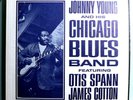 JOHNNY YOUNG & CHICAGO BLUES BAND w/OTIS SPANN RARE ORIG '66 ARHOOLIE MONO LP NM