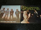 THE DOORS (EX) 2 LP VINYL RECORD ALBUM LOT: DEBUT/WAITING FOR THE SUN (ELEKTRA)