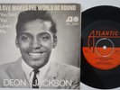 DEON JACKSON Love Makes The World Go Round M- SWEDEN 45 rare  northern soul HEAR
