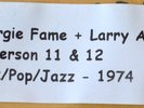 BBC Transcription Disc - In Person - 11 Georgie Fame 12 Larry Adler 1974