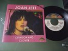 JOAN JETT CRIMSON AND CLOVER SINGLE PROMO UNIQUE COVER RARE