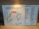 Signed by the whole band Status Quo 1982 excellent condition
