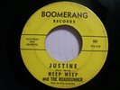 MEEP MEEP & THE ROADRUNNER: Justine / B-Flat Blues-U.S. 7