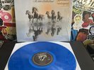 BOB SEGER & THE SILVER BULLET BAND Against The Wind VG++ BLUE VINYL HYPE STICKER