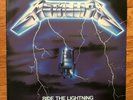 Metallica - Ride the Lightning LP Elektra Megaforce 60396-1 HW 1984 Pressing VG+