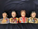 The Beatles. Toby jugs..1960s.Sgt Pepper.beatle figures.CD.Beatles toby jugs