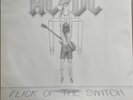 AC/DC LP Flick of the Switch Atlantic Original Vinyl Record 1983 EX / EX NICE