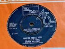BRENDA HOLLOWAY . Where were you . B side gem TMG581 .