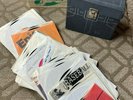 TWO VINTAGE 45rpm 45's Records Cases Holders PLUS 45's