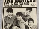 The Beatles I Want to Hold Your Hand 45 Record 1964 With Picture Sleeve