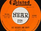 Greasy R&B Rocker 45 MARVIN & JOHNNY Hot Biscuits And Gravy FELSTED   hear