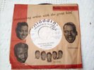 THE SPOTLIGHTERS 45 WHISPER ON ALADDIN WHITE PROMO LABEL 3436 DOO WOP VG++