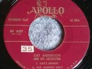 RARE Jazz EP Cat Anderson And His Orchestra Apollo Label