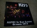 KISS Import Vinyl Record 'ALIVE IN EAST LANSING' October 1974
